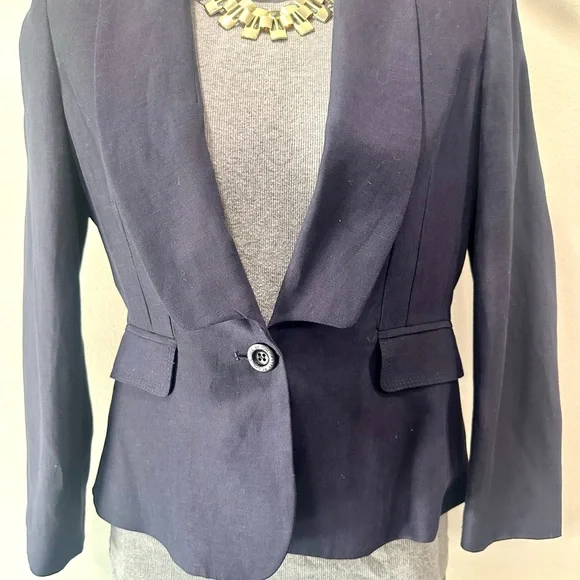 See By Chloe Navy Fitted Blazer 🥳HOST PICK🥳 - Picture 5 of 10